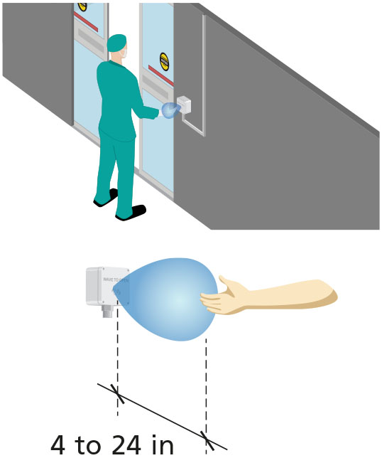 Magic Switch Touchless Switches MS09  have adjustable detection zone