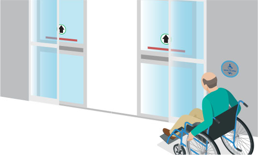 Magic Switch Touchless Switches MS21 - Hospital Sliding Doors